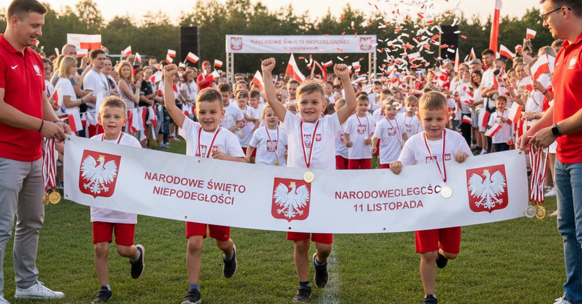 Białystok uczcił Niepodległość masowym biegiem i sportowymi emocjami