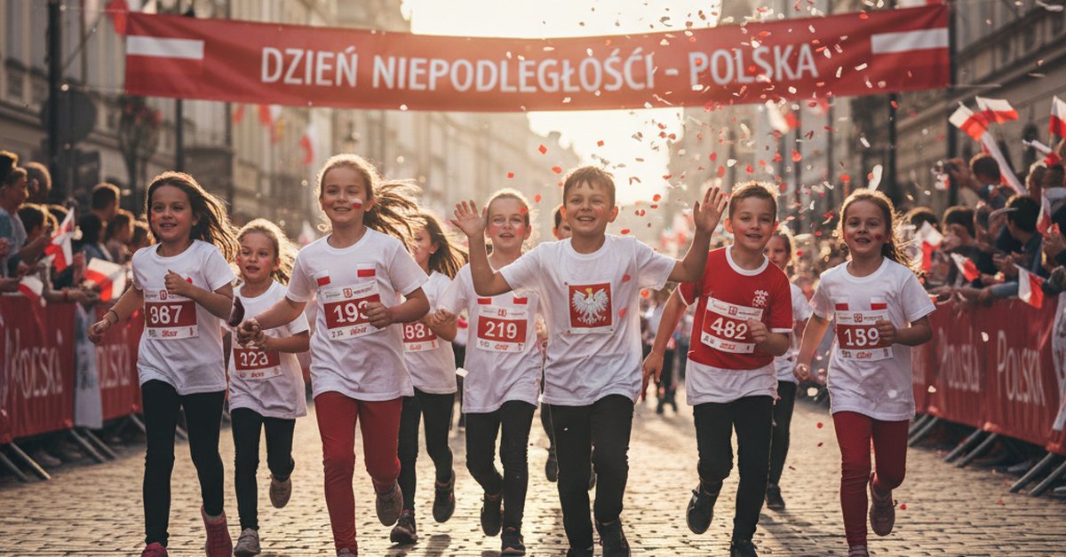 Sto lat wolności w rytmie biegu Białystok świętuje niepodległość