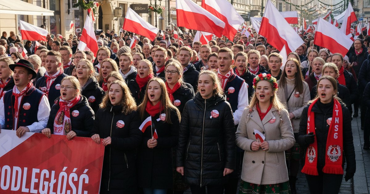 Białostocki Marsz Niepodległości zgromadził tysiące patriotów